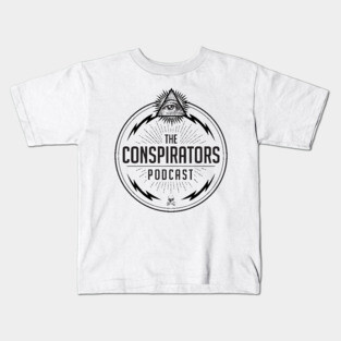 The Conspirators Podcast Logo Kids T-Shirt