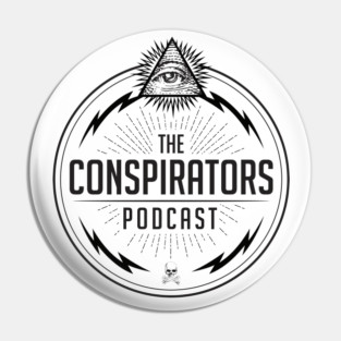 The Conspirators Podcast Logo Pin