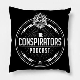 The Conspirators Reverse Logo Pillow