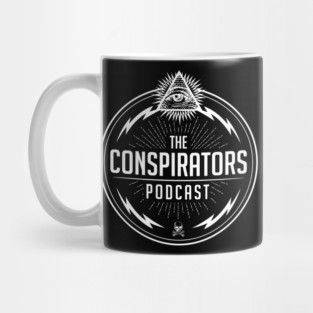 The Conspirators Reverse Logo Mug