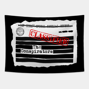 The Conspirators "Redacted" Art Tapestry