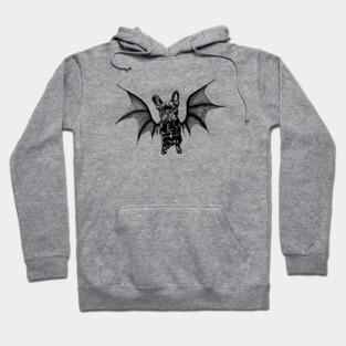 BatPig French Bulldog Hoodie