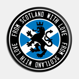 From Scotland with love Pin