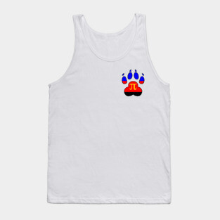 LGBTQ+ Paw Print Flags Tank Top