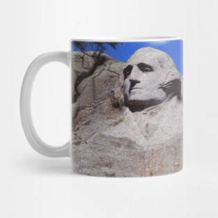 Mount Rushmore - with Donald Trump carved in stone Mug