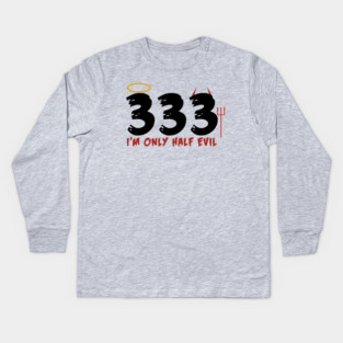 Only Half Evil Kids Long Sleeve T-Shirt