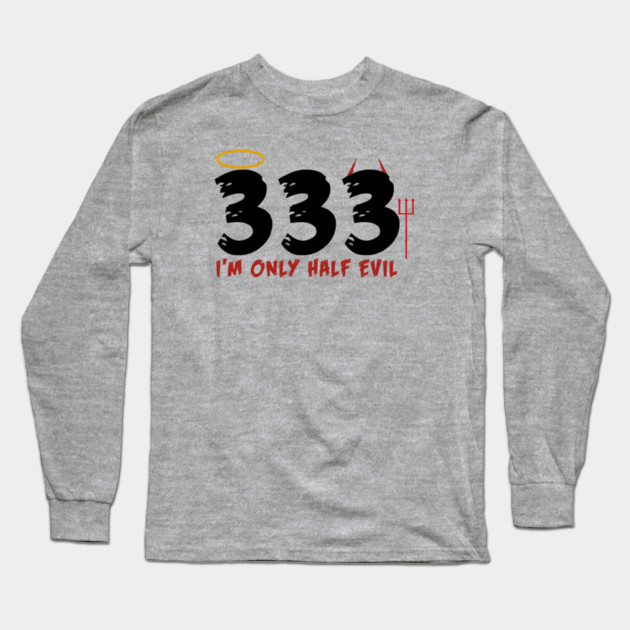 Only Half Evil Long Sleeve T-Shirt by MCALTees