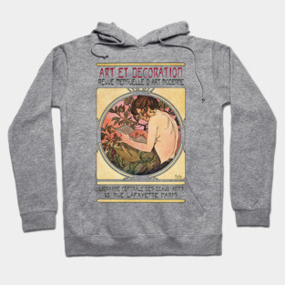 Art Et Decoration, Mucha lithograph Hoodie
