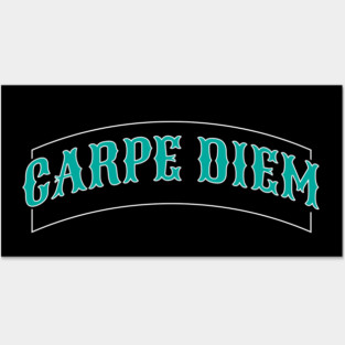 Carpe diem seize the day typography Posters and Art