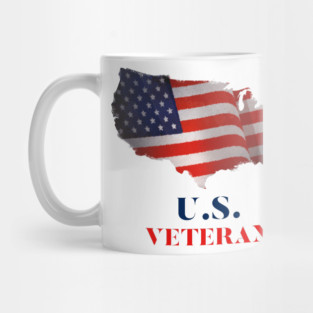 U.S. VETERANS Flag Mug