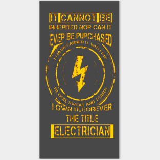 Electrician Posters and Art
