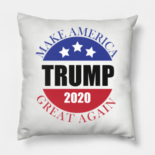 Trump 2020 Make America Great Again - ver 2 Pillow