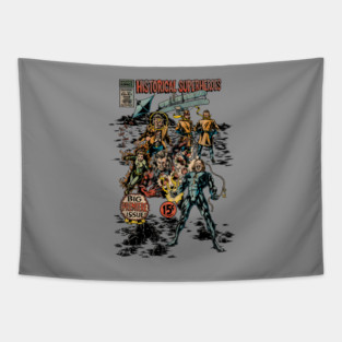 Historical Superheroes Tapestry