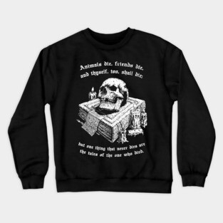 Memento Mori poetry Crewneck Sweatshirt