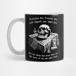 Memento Mori poetry Mug