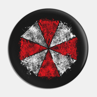 umbrella splatters Pin