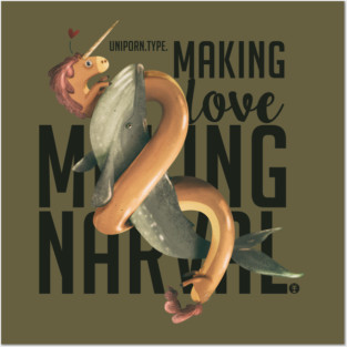 Making Narval Black Posters and Art