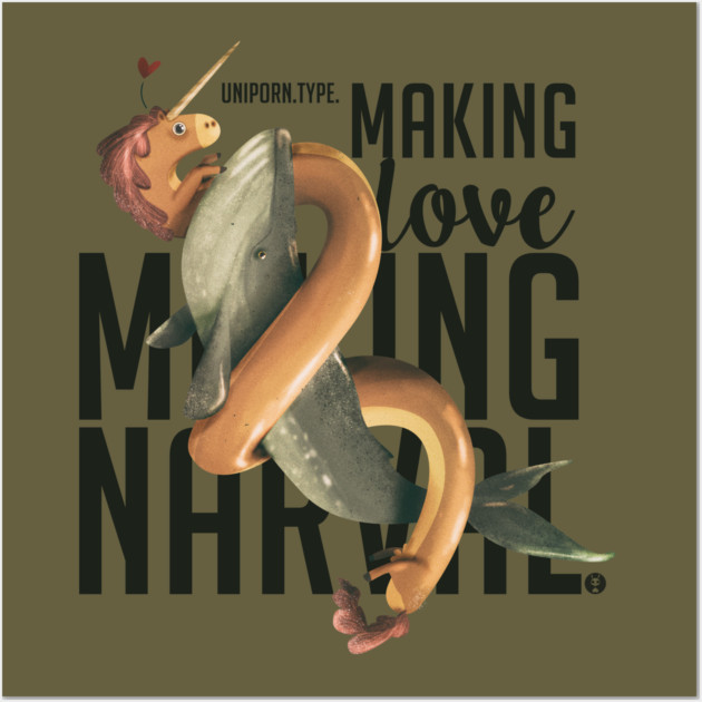 Making Narval Black Wall Art by itoalon