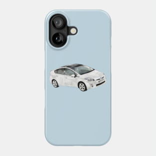 Low Poly Prius Phone Case