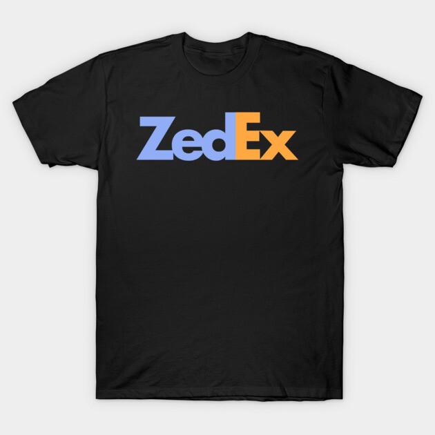 ZedEx - Zombie delivery service T-Shirt by John Wigger