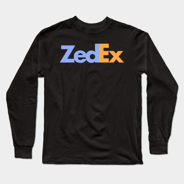 ZedEx - Zombie delivery service Long Sleeve T-Shirt by John Wigger