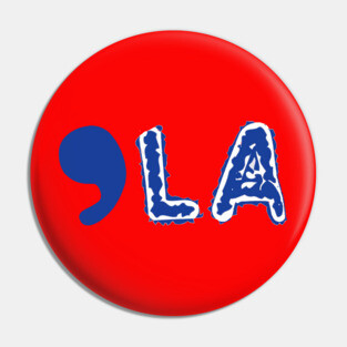 Comma LA for Kamala Harris Pin