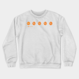 Orange Concha Crewneck Sweatshirt