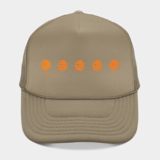 Orange Concha Hat