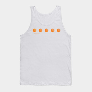 Orange Concha Tank Top