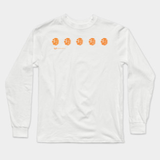 Orange Concha Long Sleeve T-Shirt