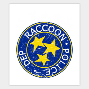 Resident Evil Raccoon Dep Police Sticker