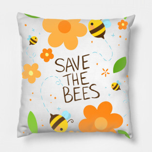 Save the Bees Pillow