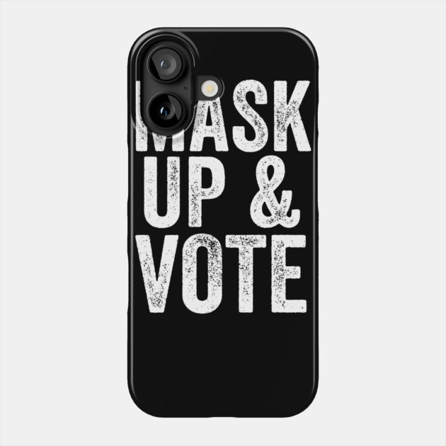 Mask Up and Vote Phone Case by belownormal