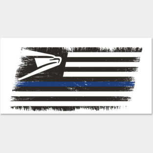 USPS Back the Blue Posters and Art