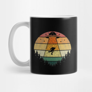 Bigfoot UFO Abduction Alien Mug