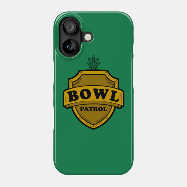 Bowl Patrol Phone Case by dumbshirts