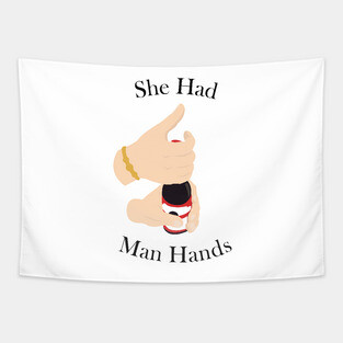 Man Hands Tapestry