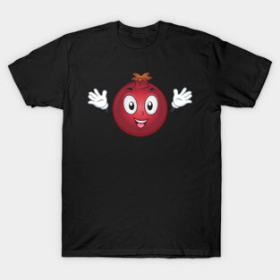 Cute juicy Pomegranate Smiling and Waving T-Shirt