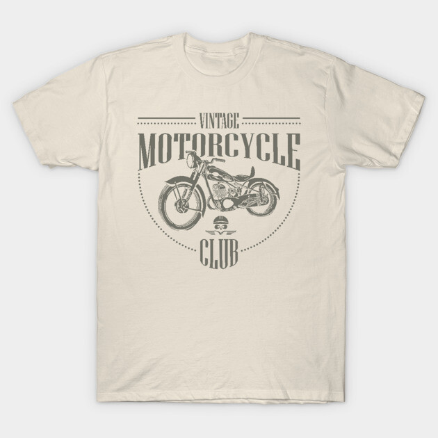 Vintage Motorcycle Club T-Shirt – Classic Biker Ride Design