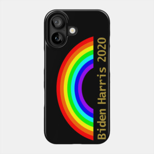 Biden Harris Rainbow Phone Case