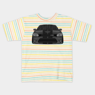 DODGE CHARGER DARK-GREY Kids T-Shirt