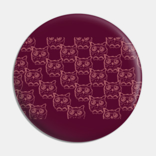 Being Human Is Exhausting So Be An OWL Pin