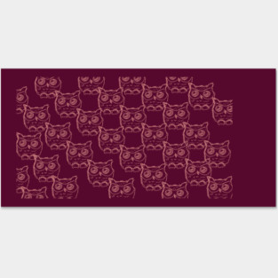 Being Human Is Exhausting So Be An OWL Posters and Art