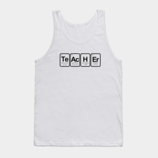 Teacher Periodic Table Science Design Tank Top