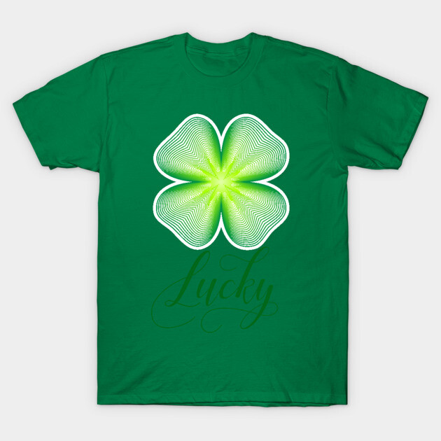 Lucky Clover 02 T-Shirt by Slanapotam