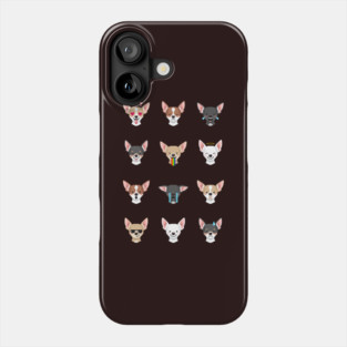 Chihuahua Dog Emoji Phone Case