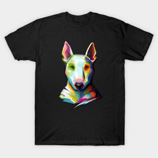 English Bull Terrier Colorful Painting T-Shirt
