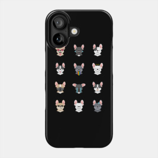 French Bulldog Emoji Phone Case
