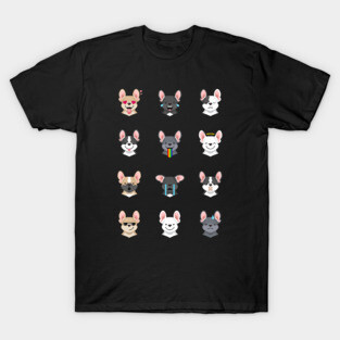French Bulldog Emoji T-Shirt