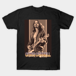 Chris Cornell in memorial T-Shirt
